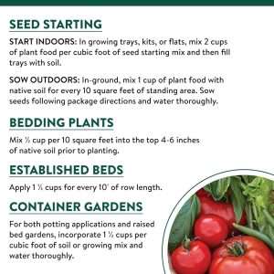 Burpee Organic Tomato & Vegetable Granular Plant Food, 4 lb - 4