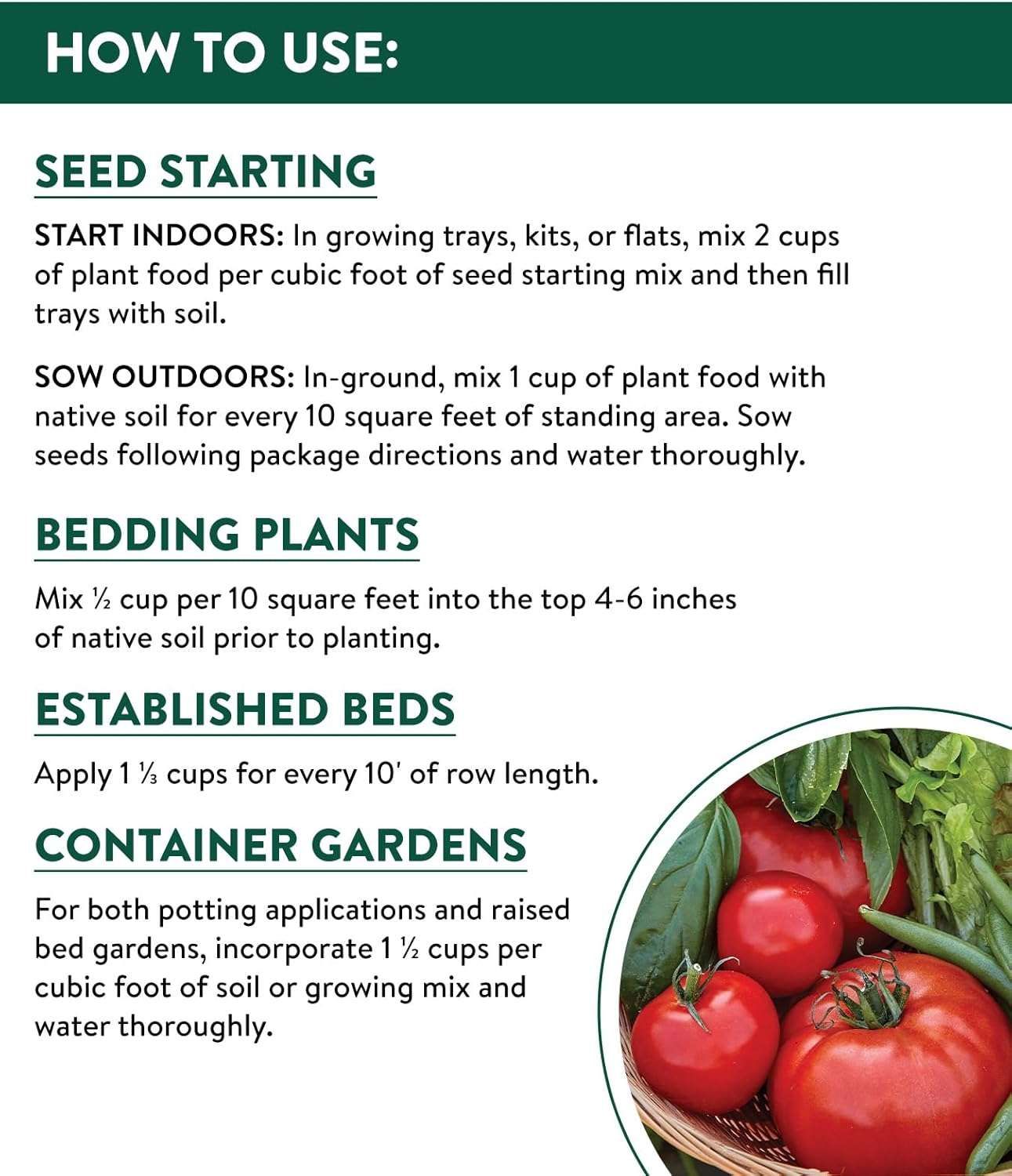 Burpee Organic Tomato & Vegetable Granular Plant Food, 4 lb - 4