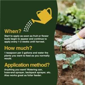 Farmer’s Secret Fruit & Bloom Booster Fertilizer (32oz) - Super Concentrated - Increases Flowering and Yield on All Varieties of Fruits, Vegetables and Flowers - 4