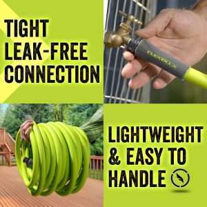Flexzilla Garden Hose 5-8 in. x 50 ft, Heavy Duty, Lightweight, Durable, ZillaGreen - HFZG550YW-E - 9
