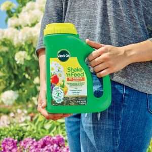 Miracle-Gro Shake 'N Feed All Purpose Plant Food, For In-Ground and Container Plants, Feeds for up to 3 Months, 4.5 lbs. - 4