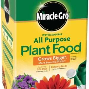 Miracle-Gro Water Soluble All Purpose Plant Food, Fertilizer for Indoor or Outdoor Flowers, Vegetables or Trees, 3 lbs. - 1