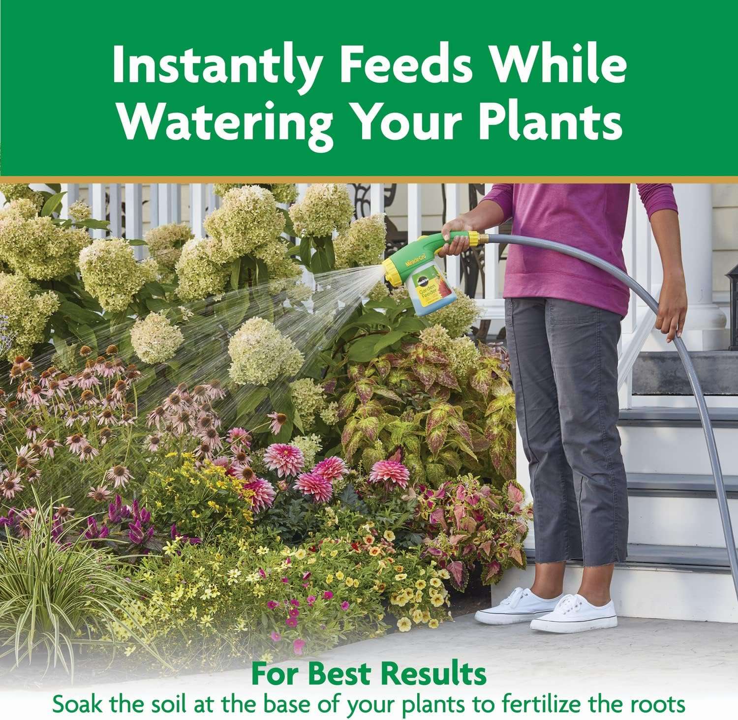 Miracle-Gro Water Soluble All Purpose Plant Food, Fertilizer for Indoor or Outdoor Flowers, Vegetables or Trees, 3 lbs. - 10