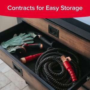 Pocket Hose Copper Head w-New Pocket Pivot Expandable Garden Hose 50 FT, AS-SEEN-ON-TV, Swivels 360°, Advanced Tri-Tex Tubing & Force Field Jacket, 3X Stronger - 10