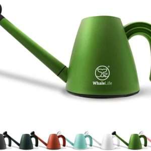 WhaleLife Indoor Watering Can for House Bonsai Plants (2.0L, Green) - 1