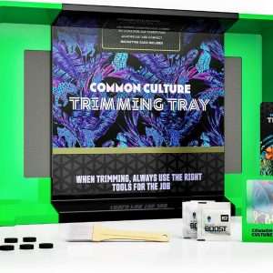 COMMON CULTURE Trim Tray Kit with Trimming Tray 13 x 20, 150 Micron Pollen Screen, Bottom Harvest Bin, Scissors, Herb Plant Flower Dry Sifter Accessories and Supplies Set - 1