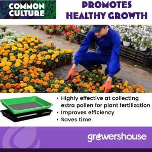 COMMON CULTURE Trim Tray Kit with Trimming Tray 13 x 20, 150 Micron Pollen Screen, Bottom Harvest Bin, Scissors, Herb Plant Flower Dry Sifter Accessories and Supplies Set - 4