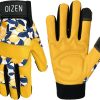 Cowhide Leather Thorn Proof & Puncture Resistant Gardening Gloves for Women and Men, Touchscreen Compatible Working Gloves for Weeding, Digging, Planting, Gardening Gifts for Women, Size Medium - 1