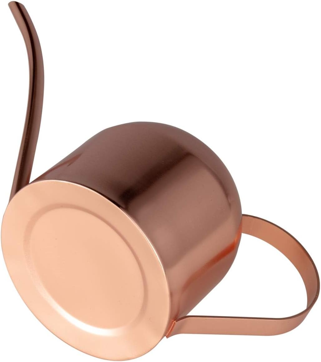IMEEA Indoor Watering Can for House Plants 33oz-1L Stainless Steel Watering Can with Long Spout (Rose Gold) - 8