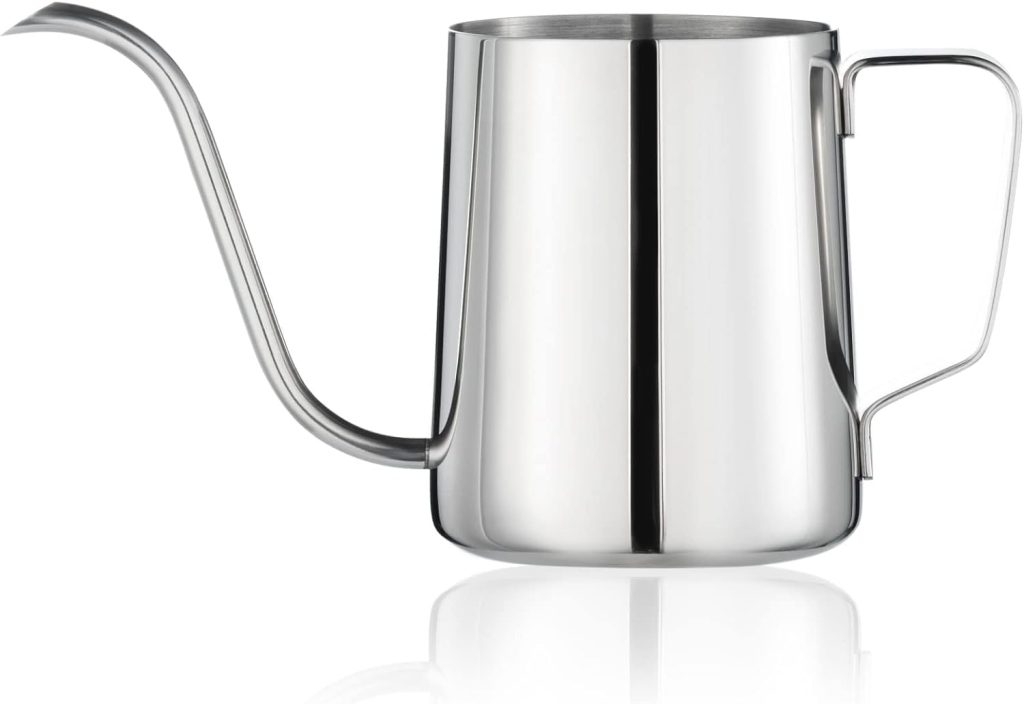 Small Watering Can for Indoor Plants, Mini Indoor Watering Can with Long Spout and Handle 12 Oz - 350 ml Rust-Proof 304 Stainless Steel Material - 1