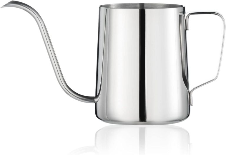 Small Watering Can for Indoor Plants, Mini Indoor Watering Can with Long Spout and Handle 12 Oz / 350 ml Rust-Proof 304 Stainless Steel Material