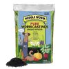 100% Pure Organic Mineral-Dense Worm Castings Fertilizer, 30lbs - Improves Soil Fertility and Aeration for Growing Better Houseplants, Vegetables, and More - 1