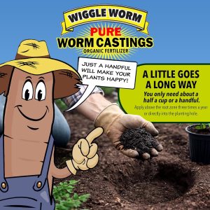 100% Pure Organic Mineral-Dense Worm Castings Fertilizer, 30lbs - Improves Soil Fertility and Aeration for Growing Better Houseplants, Vegetables, and More - 4