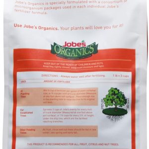 Jobe’s Organics Granular Garden Fertilizer, Easy Plant Care Fertilizer for Fruit and Citrus Plants and Trees, 4 lbs Bag - 3