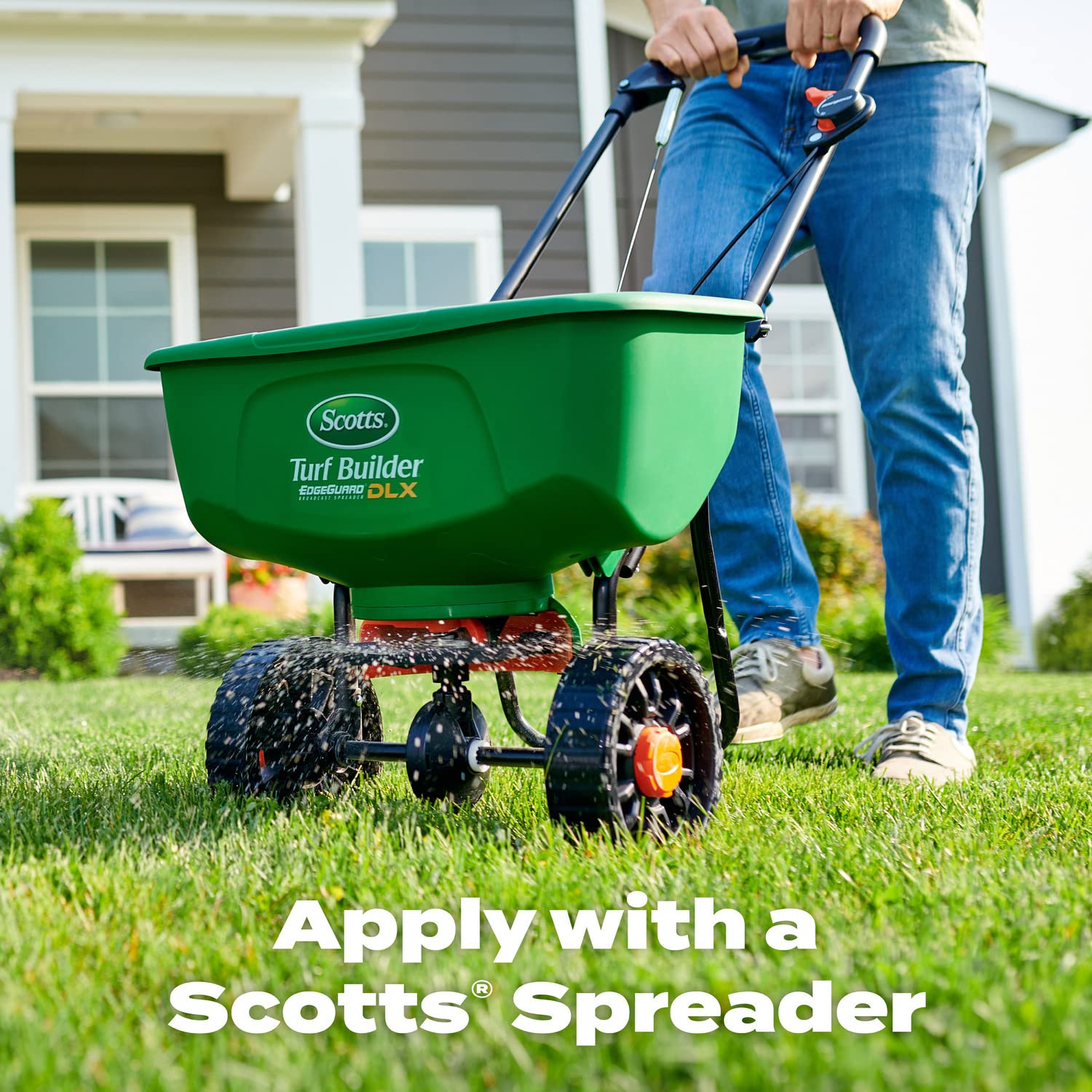 Scotts Turf Builder Lawn Food - Fertilizer for All Grass Types, 5,000 sq. ft., 12.5 lbs. - 5