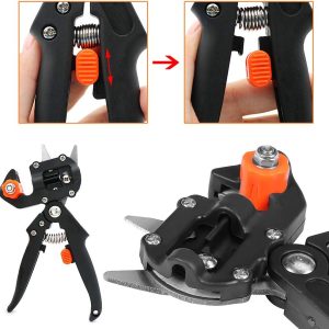 Alternative view of Garden Grafting Tool Kits, ZALALOVA 2 in 1 Pruning Tools Including Grafting Knife Replacement Blades Grafting Tapes Rubber Bands and Labels for Plant Branch Vine Fruit Tree Cutting