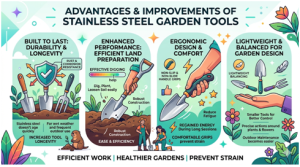Gardening Tools for Durability and Everyday Gardening