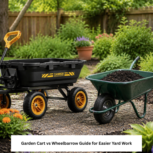 Garden Cart vs Wheelbarrow Guide