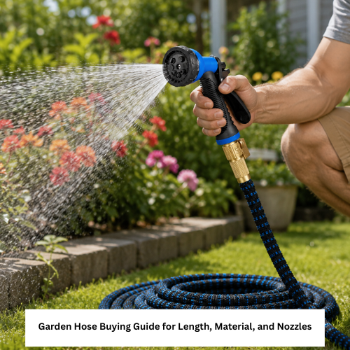 Garden Hose Buying Guide for Length, Material, and Nozzles