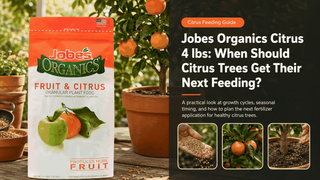 Jobes Organics Citrus 4 lbs gardening guide featured image