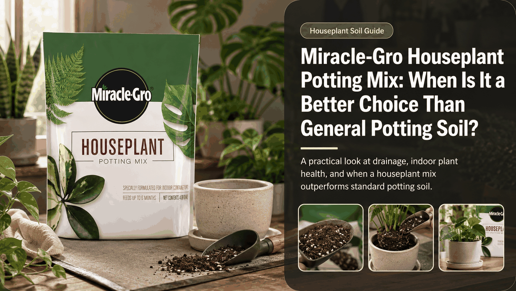 Miracle-Gro Houseplant Potting Mix gardening guide featured image