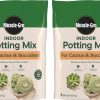 Miracle-Gro Indoor Potting Mix for Cactus & Succulent, 8 qt. (2-Pack) - Fast-Draining Cactus and Succulent Potting Mix with Plant Food - 1