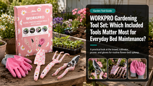 WORKPRO Gardening Tool Set shown for the gardening buying guide