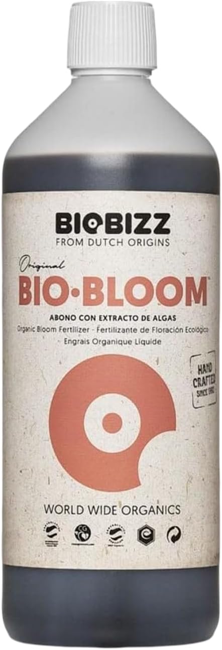 BioBizz Bio-Bloom Organic Liquid Bloom Fertiliser for Flowering Plants, 1L - 1