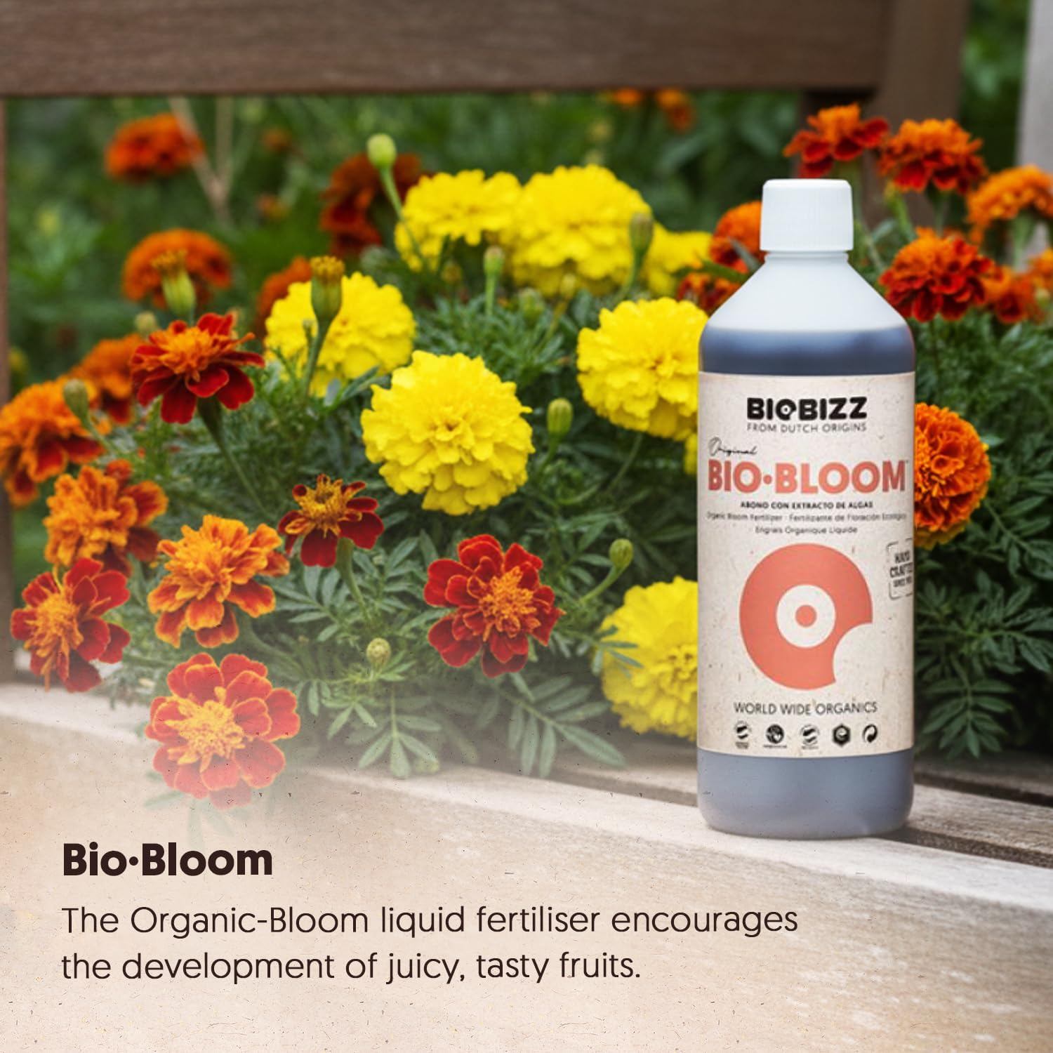 BioBizz Bio-Bloom Organic Liquid Bloom Fertiliser for Flowering Plants, 1L - Image 6