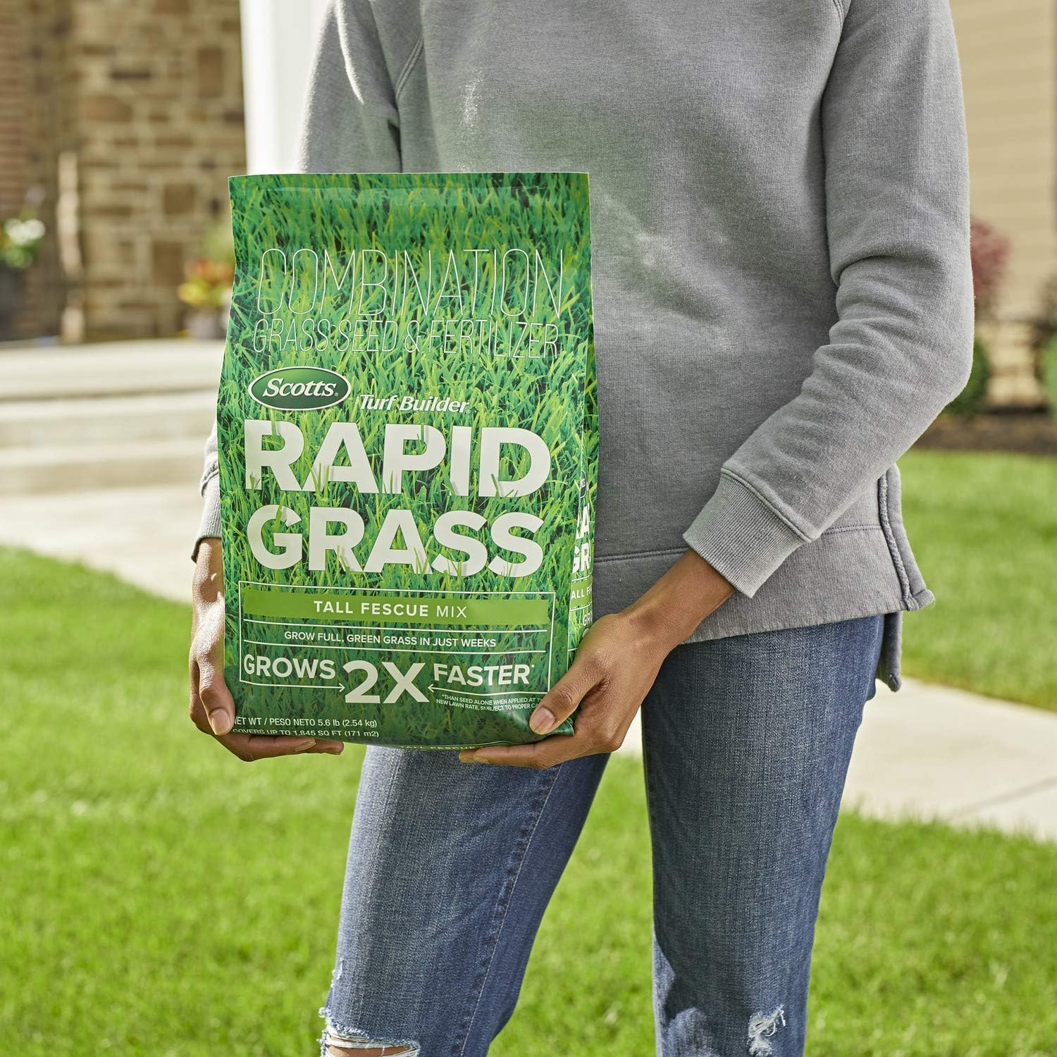 Scotts Turf Builder Rapid Grass Tall Fescue Mix, 5.6 lbs. - Image 10
